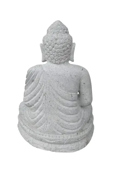Artikelbild 4 des Artikels “Sitzender Buddha aus Flussstein 45cm Höhe. “